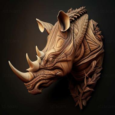 3D модель Rhinoraja kujiensis (STL)